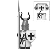 Medieval Crusader Teutonic Hospital Minifigures Set