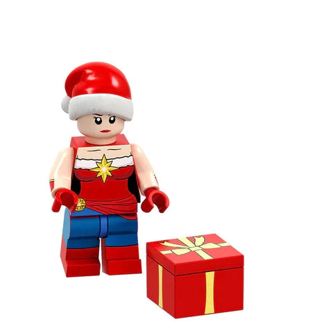 Christmas Captain Marvel Minifigure