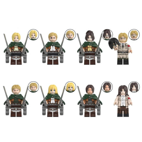 Attack on Titan Minifigures Set