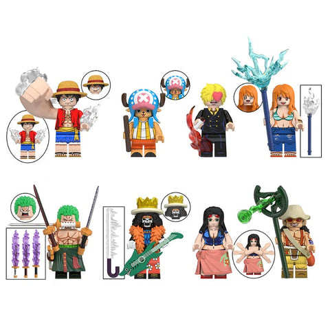 One Piece Minifigures Set