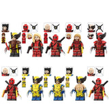 Deadpool and Wolverine Minifigures Set