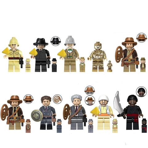 Indiana Jones Minifigures Set