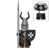 Medieval Crusader Teutonic Hospital Minifigures Set