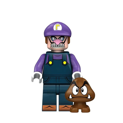 Waluigi Minifigure