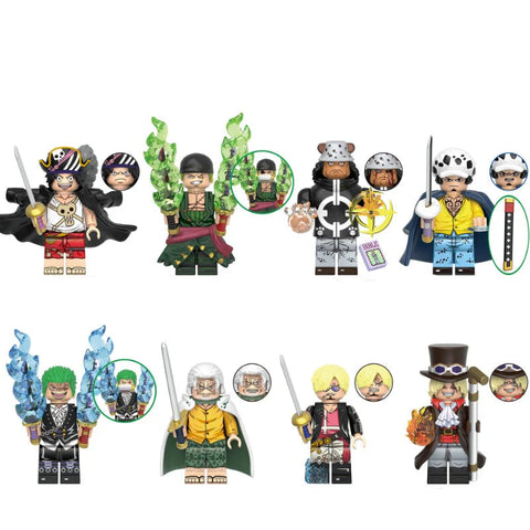 One Piece Minifigures Set