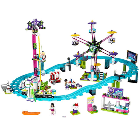 Amusement Park Roller Coaster