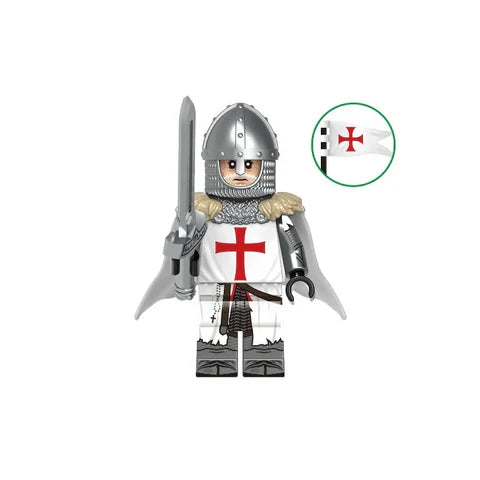 Crusaders Templar Knight Minifigure