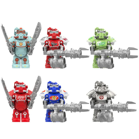 Fallout: T-51 Mecha Power Armor Minifigures Set