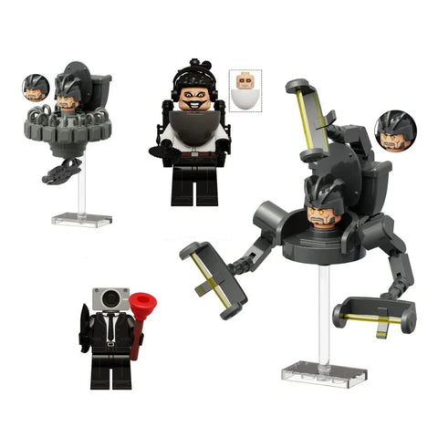 Skibidi Toilet Minifigures Set