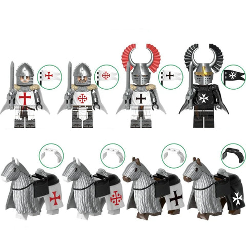 Crusaders Knights Templar Holy Sepulchre Minifigures Set