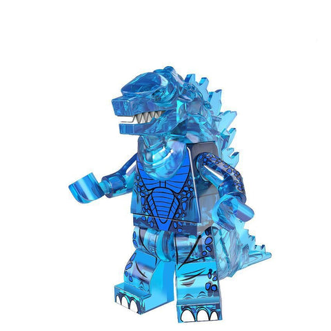 Transparent Blue Godzilla Minifigure