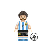 Soccer Player Minifigures Set