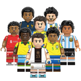 Soccer Player Minifigures Set