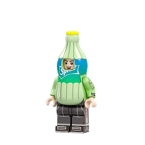 Sprite Bottle Mascot Minifigure