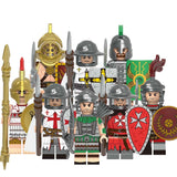 Various Warrior Minifigures Set