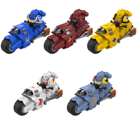Warhammer 40K Space Marines Assault Bikes