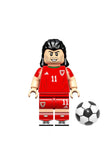 Soccer Player Minifigures Set