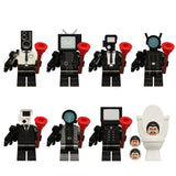 Skibidi Toilet Minifigures Set