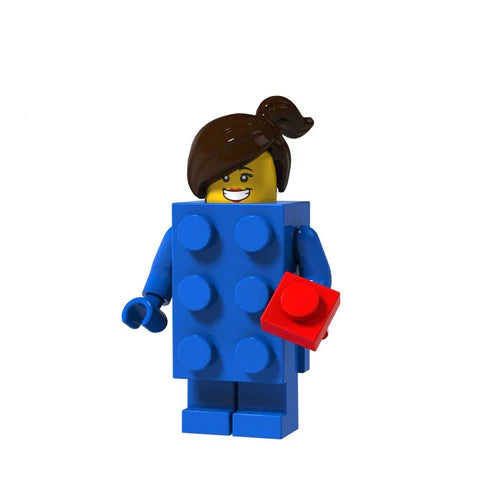 Brick Suit Girl Minifigure