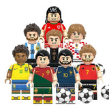 Soccer Player Minifigures Set