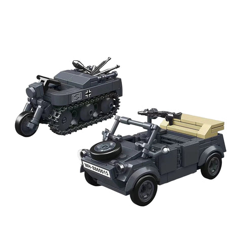 Sd.Kfz.2 Kettenkrad & Type 82 Kübelwagen