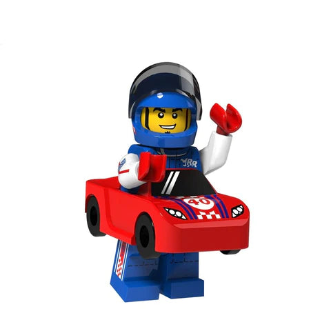 Race Car Guy Minifigure