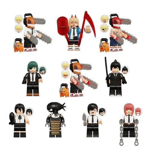 Chainsaw Man Minifigures Set