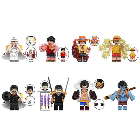 One Piece Minifigures Set