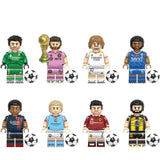 Soccer Player Minifigures Set