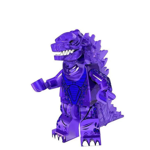 Transparent Violet Godzilla Minifigure