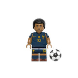 Soccer Player Minifigures Set