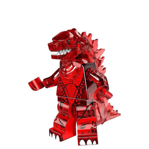 Transparent Red Godzilla Minifigure