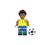 Soccer Player Minifigures Set