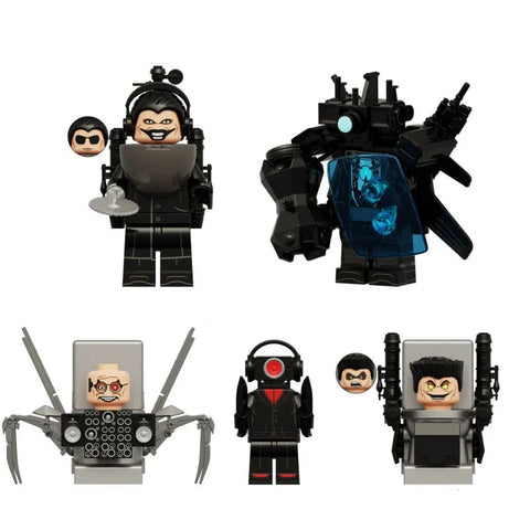 Skibidi Toilet Minifigures Set