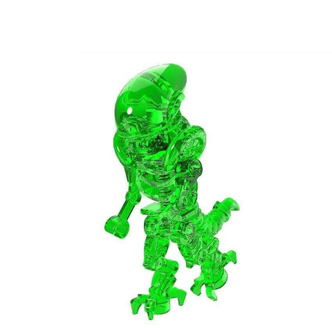 Transparent Green Alien Xenomorph Minifigure