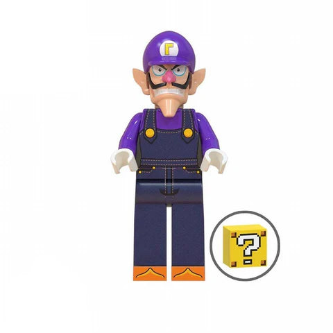 Waluigi Minifigure