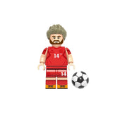 Soccer Player Minifigures Set