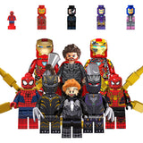 Wild Black Panther Spider-Man & Iron Man Minifigures Set