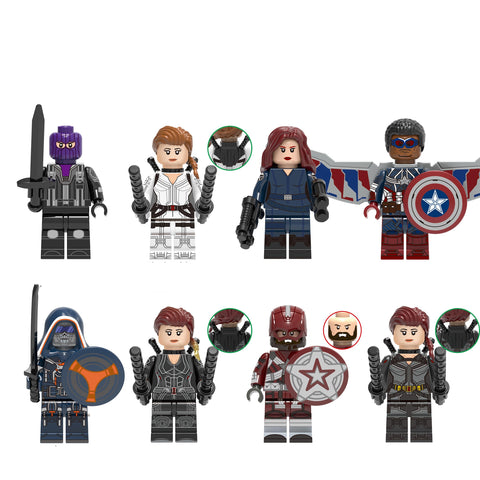 Black Widow Minifigures Set