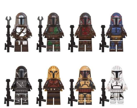 Star Wars 8 Mandalorian Minifigures