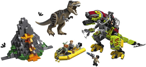 Jurassic World T. rex vs Dino Mech Battle