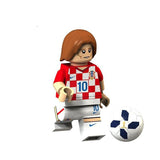 Soccer Player Minifigures Set