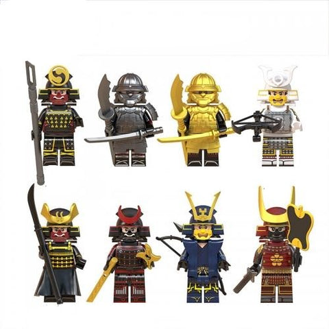 Samurai Warriors Minifigures Set