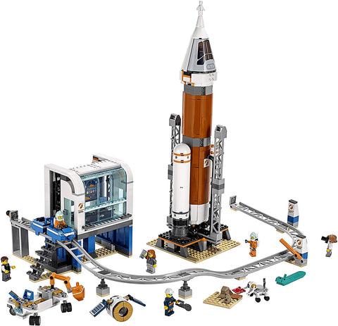 City Space Deep Space Rocket and Launch Control
