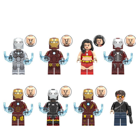 Iron Man Minifigures Set