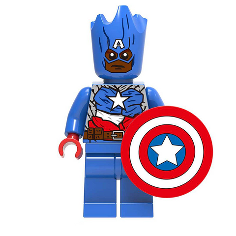 Captain Groot America Minifigure
