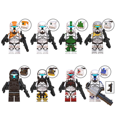 Star Wars Clone Commando Trooper Minifigures Set