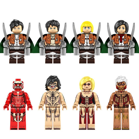 Attack on Titan Minifigures Set