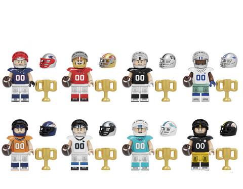 NFL Football Minifigures Set