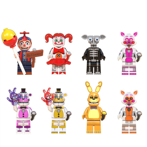 Five nights at Freddy's Minifigures Set
